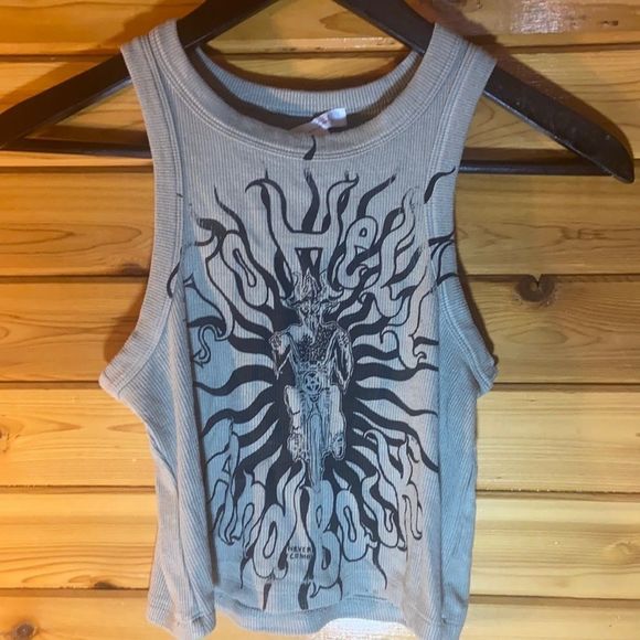 To hell and back ribbed crop top - Picture 2 of 8